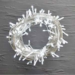 100 luces navideñas MICROLED blancas heladas con transformador 5+2MT - Product Image 1