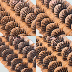 Großhandel 10 Paar Flauschige 3D-Volumen-Wimpernstreifen für Tägliches oder Besondere Anlässe Make-up Volle Wimpernstreifen - Product Image 4