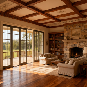 Diseño Moderno <span class=keywords><strong>de</strong></span> Casa <span class=keywords><strong>de</strong></span> Campo con Porche Envolvente y Solárium para Espacios Exteriores, Uso en Villas y Hoteles - Product Image 3