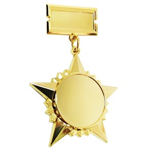 Medallas Personalizadas <span class=keywords><strong>de</strong></span> Vietnam, Insignias <span class=keywords><strong>de</strong></span> <span class=keywords><strong>Estrella</strong></span> <span class=keywords><strong>de</strong></span> Cinco Puntas y Medallas Metálicas en Blanco o con Logotipo Impreso - Product Image 1