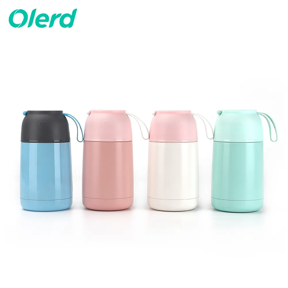 New advance stainless steel double wall thermos food jar thermal insulation food container