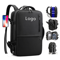 Sac à dos pour ordinateur portable imperméable antivol pour le travail au bureau, grande capacité, vente en gros, grand sac à dos pour ordinateur portable à emporter en avion