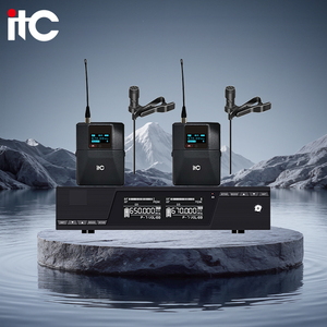 Condenser Studio Microphone chất lượng cao mic không dây Clip mic không dây Lavalier Microphone hệ thống - Product Image 4