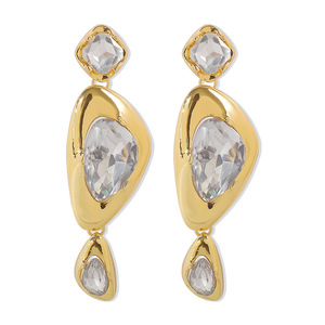 Orecchino di moda bohémien in lega geometrica multistrato acrilico con nappine nuove donne colorate <span class=keywords><strong>orecchini</strong></span> a goccia geometrici in resina - Product Image 5