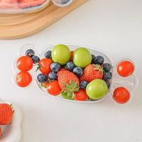 Boîte d'emballage transparente en plastique pour mini macarons, desserts, biscuits fourrés à la crème, gâteaux aux fruits et tiramisu pour enfants, spécial fêtes