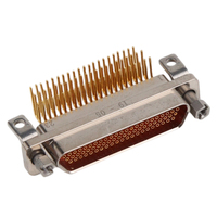 Connecteur J30J Série 25 Broches Micro-D à Angle Droit 90 Degrés Miniaturisé Rectangulaire en Alliage d'Aluminium de Qualité Aérospatiale Certifié CE