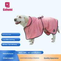 Serviette en microfibre écologique de luxe chien chat petits animaux fournitures de nettoyage vêtements absorbant pour animaux