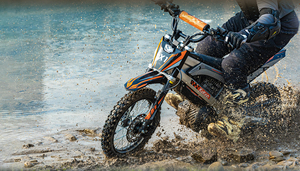 มอเตอร์ไซค์ไฟฟ้าออฟโรด KuKirin X1, ยางขนาด 14/12 นิ้ว, เบรกไฮดรอลิก, หน้าจอ LED, สำหรับการท่องเที่ยวและพนักงานส่งของ - Product Image 2