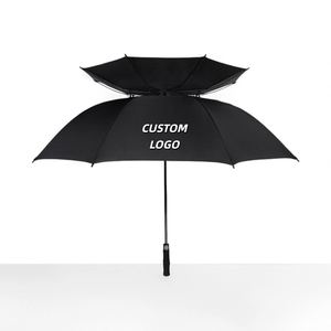 Paraguas Comercial Personalizado de Fábrica, Plegable en 2, 8 Opciones de Color, Impresión de Logotipo Nítida, para Mujer - Product Image 1