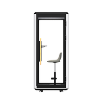 Cabine insonorisée moderne Comine 2026, petite taille, pour bureau, bâtiment préfabriqué, maison modulaire
