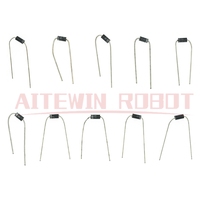 AITEWIN ROBOT 10 valeurs x 20, 200 pièces, kit électronique d'assortiment de diodes redresseuses Schottky à trou, 1N4001~1N4007 1N5817 1N5818 1N5819
