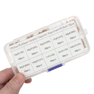 Bssy)300pcs 10 giá trị 50V PF 20 30 47 56 68 <span class=keywords><strong>0</strong></span> <span class=keywords><strong>1nf</strong></span> đa lớp tụ gốm Bộ phân loại - Product Image 2