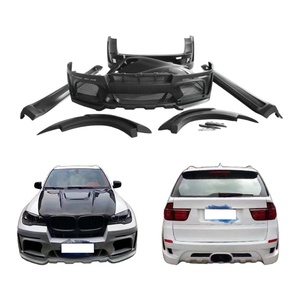 Kit carrosserie en résine pour X5 E70 (2006-2013) avec feux antibrouillard, pare-chocs avant/arrière, passages de roue, garde-boue et jupes latérales – Nouveau, à fixer par boulons - Product Image 1