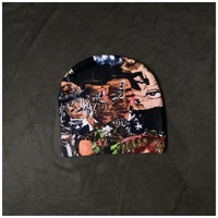 Gorros de punto con estampado digital, estilo europeo americano, de moda, streetwear, hip-hop, retro, unisex, casuales y versátiles.
