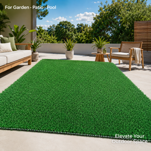 Gazon artificiel tissé à faible entretien, sans tonte, économiseur d'eau, <span class=keywords><strong>tapis</strong></span> <span class=keywords><strong>de</strong></span> gazon pour jardin <span class=keywords><strong>de</strong></span> villa - Product Image 6