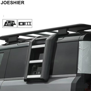 Échelle latérale en alliage d'aluminium noir et argent JOESHIER pour Land Rover Defender 2020+ 90 110 Access - Vente en gros usine - Product Image 3