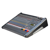 Console de mixage Audio professionnelle 16 canaux 99 effets DSP avec amplificateur de puissance