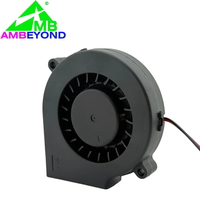 75mm DC Blower Fan 75*75*15mm 24V DC Brushless Cooling Fan Bulk Supply for Household Ventilation Equipment