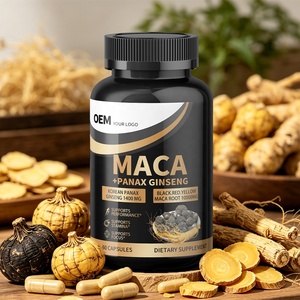 Cápsulas OEM Maca Man Power Plus, Cápsulas de Extracto de Ginseng Rojo, Fórmula y Empaque Personalizados, Ventaja de Costo al por Mayor y Suministro Estable - Product Image 5
