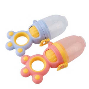 Distributeur de nourriture pour bébé, sac de morsure, dispositif auxiliaire d'alimentation, mamelon rotatif ML filet sac bébé distributeur de fruits et légumes - Product Image 3