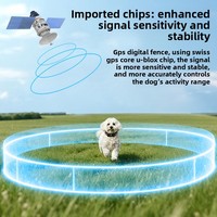 Collar con Valla Electrónica para Perros Dos en Uno, Impermeable IP67, Doble Modo de Funcionamiento, para Perros de Exterior, Suministros para Mascotas