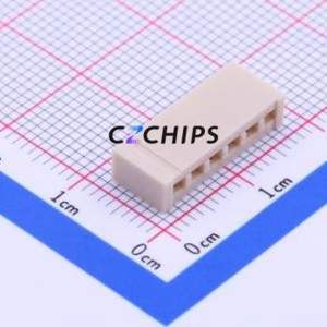 6P-SCN Housing (Wire-to-Board / Wire-to-Wire) P=2.5mm Connector ( Jack Structure: 1x6P )( Pitch: 2.5mm )( Number of Rows: 1 ) - Product Image 2
