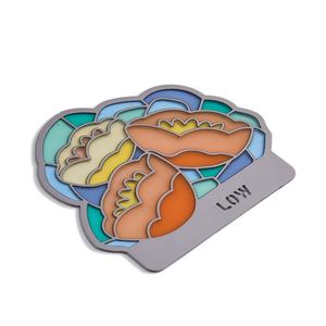 Marcapáginas de Metal con Diseño de Loto en Forma de Nube, Logotipo Hueco, Precio Directo de Fábrica - Product Image 3