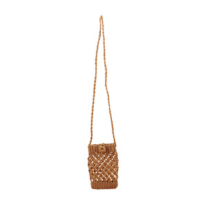 <span class=keywords><strong>Pochette</strong></span> de téléphone <span class=keywords><strong>en</strong></span> <span class=keywords><strong>paille</strong></span> tressée faite main ajourée style bohème <span class=keywords><strong>chic</strong></span> pour l'été, sac bandoulière portable pour les vacances à la plage - Product Image 2