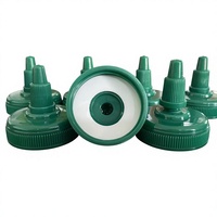 Bouchon torsadé côtelé PP 38-410 pour flacons souples, bouchon pointu en plastique 38 mm, bouchon torsadé 38/400