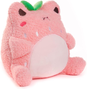 Kawaii Fraise Wawa Super Doux Grenouille Mignonne Habillée En Fruit Collection Animal En Peluche En Peluche Jouet - Product Image 3