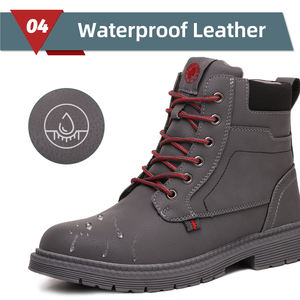 JIANKUN-Botas Altas Tácticas para Mujer, Zapatos <span class=keywords><strong>de</strong></span> Tacón Alto <span class=keywords><strong>de</strong></span> Acero, Color Negro, Punta <span class=keywords><strong>de</strong></span> Acero, Apl Lanvin, Unisex, Certificado CE - Product Image 6