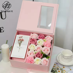Tùy Chỉnh Cao Cấp Thanh Lịch Sang Trọng Hoa Bó Hoa Hộp Cho Ngày Valentine Nến Đặt Mini Nước Hoa Hộp Quà Tặng Cho Tình Yêu Quà Tặng - Product Image 3
