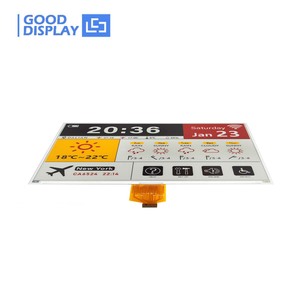 GDEM102F91 Módulo de pantalla de papel electrónico de cuatro colores extra largo de 10,2 pulgadas, pantalla de tinta electrónica BWRY de ultra bajo consumo de energía SPI HD de 960 × 640 - Product Image 3