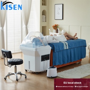 Kisen - Lavabo Portátil para Lavado de Cabello, con Calentador de Agua, Tanque de 60L, Anillo de Flujo de Agua Zen, Entrega Rápida - Product Image 5