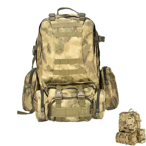 Outdoor Hiking Bag Combination Storage Large Capacity Multifunctional Tactical Backpack Bag Men
