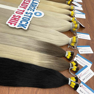 VENTE OFF 50%: Couleur en vrac cheveux naturels raides de haute qualité couleurs complètes et longueurs en stock extension de cheveux humains vietnamiens - Product Image 3