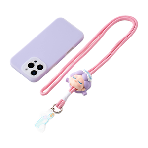 カスタム 3D 立体 可愛い カートゥーン アニメ シリコン ナイロン製 キー ランヤード ネックストラップ 携帯ストラップ ロープ モバイルストラップ - Product Image 4