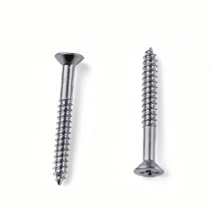 Tornillos Autorroscantes DIN7982 a Precio de Fábrica, Tornillos para Madera de Cabeza Plana CSK, Acero Inoxidable Grado A2 A4, Fijaciones Métricas en Pulgadas - Product Image 1
