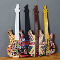 Décoration murale en métal pour guitare thème musical Art mural rustique personnalisé Décoration murale abstraite moderne pour la décoration intérieure