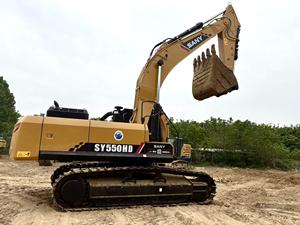 Excavateurs d'occasion 50 tonnes 55 tonnes Original Sany SY550HD SY550 Pelle lourde sur chenilles Fabrication chinoise Bonne performance CE à vendre - Product Image 2