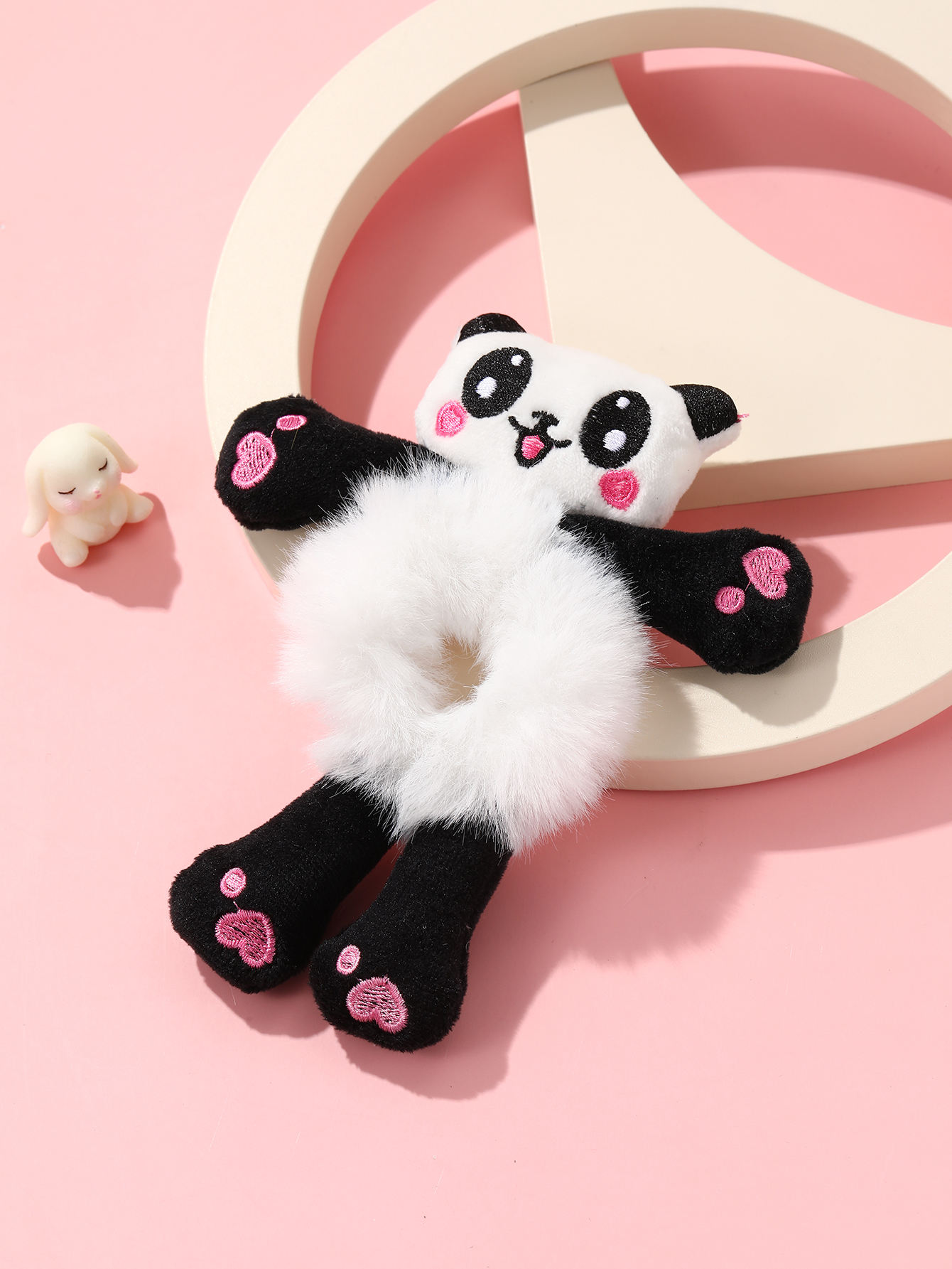 Hair Tie Cartoon Panda Hair Band Cute Elastic Hair Scrunchy for Girls Women
