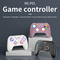 Manette de jeu Anbernic RG P01 BT, manette de jeu, joystick, disposition X-BOX avec effet d'éclairage RVB pour PS2/PSP, console portable