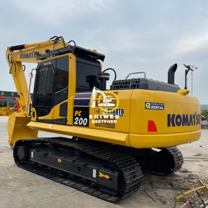 Excavadora Hidráulica Usada Komatsu PC200 de 20 Toneladas, Bien Mantenida, para Movimiento de Tierras, Máquina de Segunda Mano, PC130 PC350 PC220 - Product Image 4