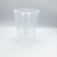 Détient Plus de 1 Pinte (16oz) Verser Tasses 1/2 Litres Mélange Pichet Cruche SANS BPA 500ml Gradué En Plastique Cruche De Mesure