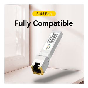 GIANTECH Nouveau module de port SFP+ 10GbE compatible avec les grandes marques, module optique vers fibre électrique RJ45 SFP-10G-T - Product Image 3