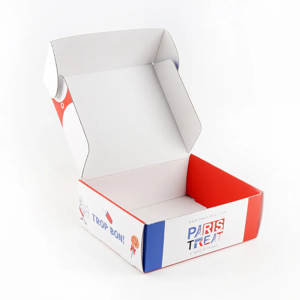Riutilizzabile Eco Friendly Custom pieghevole scatola di abbigliamento confezione Mailer spedizione scatole personalizzate per progetti