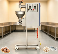 Machine à boulettes de viande entièrement automatique à faible bruit, fabrication de boulettes de bœuf farcies, fourniture directe d'usine