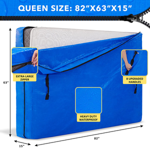 Sac de <span class=keywords><strong>déménagement</strong></span> avec housse de <span class=keywords><strong>matelas</strong></span> pour un transport et une <span class=keywords><strong>protection</strong></span> faciles - Product Image 4