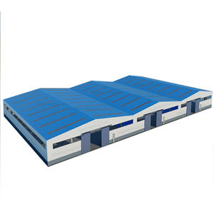 Bâtiment métallique industriel préfabriqué à bas prix Entrepôt à structure en acier Hangar d'atelier industriel Construction de salles de bureaux - Product Image 3