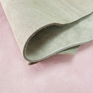 Pelle Scamosciata Spessa Impermeabile a Due Strati in Pelle Bovina Spazzolata 2.7mm, Materiali in Vera Pelle Scamosciata per Scarpe e Tessuto per Bagagli - Product Image 2